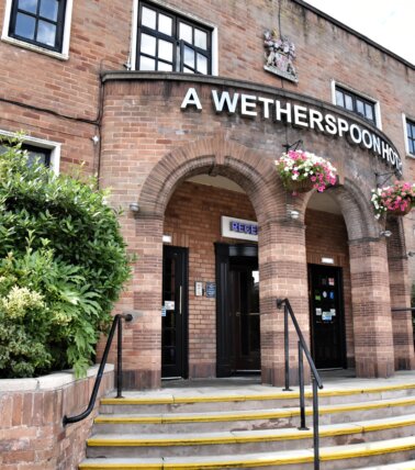 The Brocket Arms, Wigan front of the building